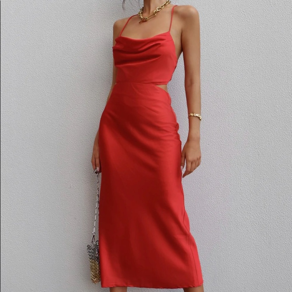 NWT Charis Slip Midi Dress - Runaway The Label